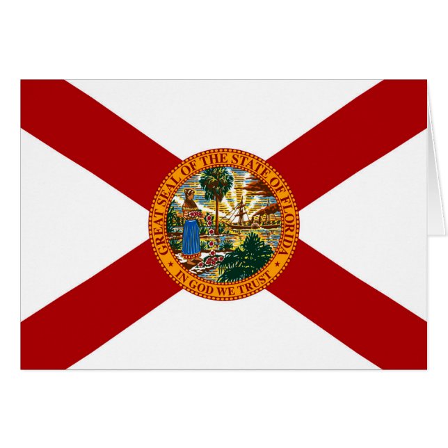 Staatsflagge Florida (Vorderseite (Horizontal))