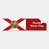 Staatsflagge Florida Autoaufkleber (Vorne)