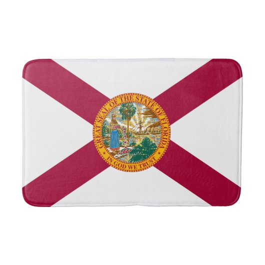 Staatsflagge Florida Badematte (Vorderseite)