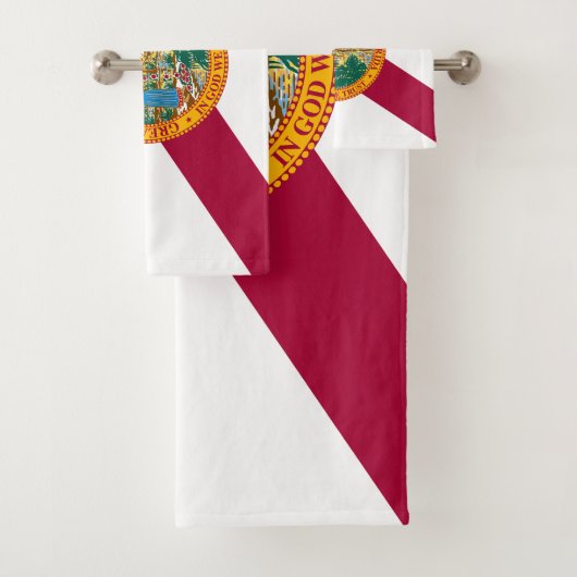 Staatsflagge Florida Badhandtuch Set (Insitu)