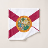 Staatsflagge Florida Badhandtuch Set (Waschlappen)