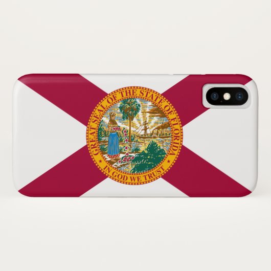Staatsflagge Florida Case-Mate iPhone Hülle (Rückseite (Horizontal))