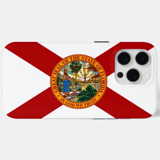 Staatsflagge Florida Case-Mate iPhone Hülle (Rückseite (Horizontal))