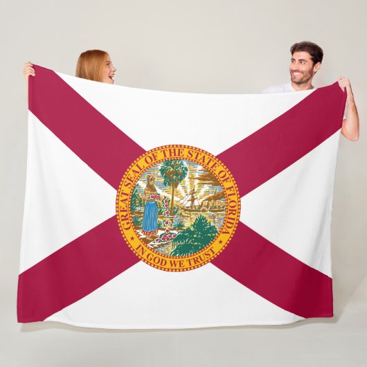 Staatsflagge Florida Fleecedecke (Beispiel)