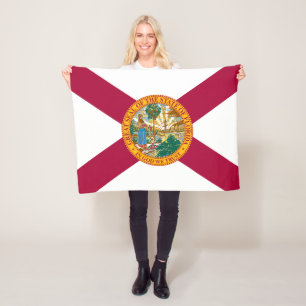 Staatsflagge Florida Fleecedecke