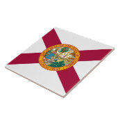 Staatsflagge Florida Fliese (Seite)