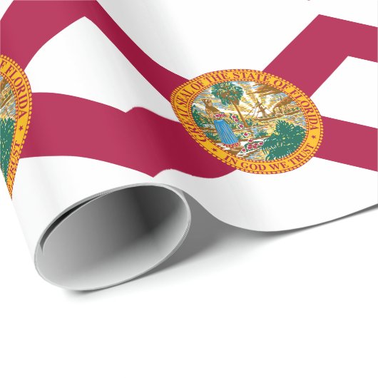 Staatsflagge Florida Geschenkpapier (Rolleneckpunkt)