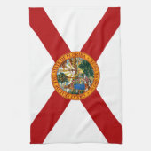 Staatsflagge Florida Geschirrtuch (Vertikal)