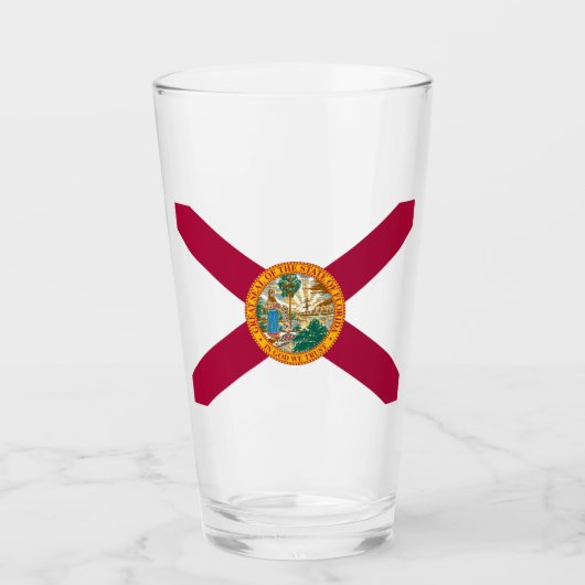Staatsflagge Florida Glas (Vorderseite)
