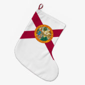 Staatsflagge Florida Großer Weihnachtsstrumpf (Vorderansicht (hängend))