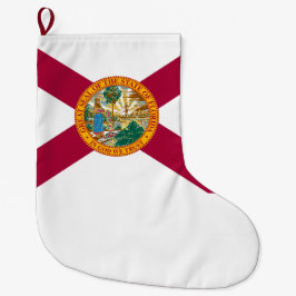 Staatsflagge Florida Großer Weihnachtsstrumpf