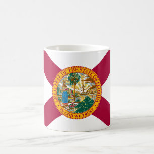 Staatsflagge Florida Kaffeetasse