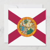 Staatsflagge Florida Karte (Vorderseite)