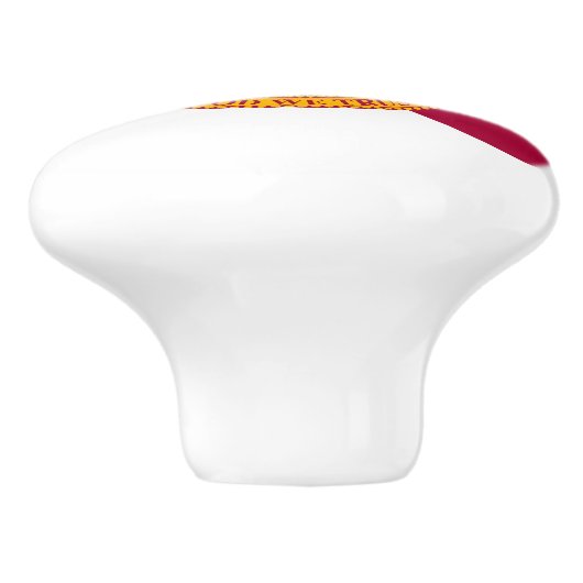 Staatsflagge Florida Keramikknauf (Seitenansicht)