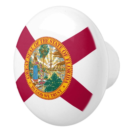 Staatsflagge Florida Keramikknauf (Rechts)