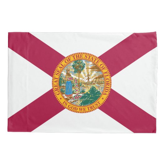 Staatsflagge Florida Kissenbezug (Rückseite)