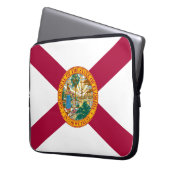 Staatsflagge Florida Laptopschutzhülle (Vorderseite Links)