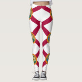 Staatsflagge Florida Leggings (Vorderseite)