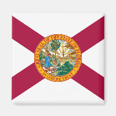 Staatsflagge Florida Magnet (Vorne)