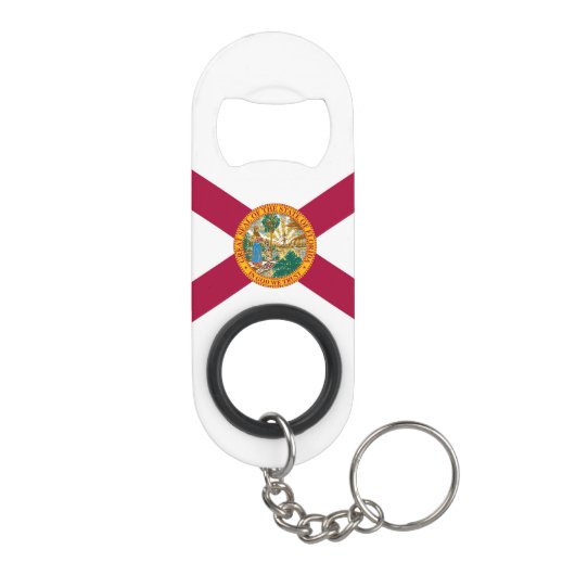 Staatsflagge Florida Mini Flaschenöffner (Rückseite)