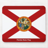 Staatsflagge Florida Mousepad (Vorne)