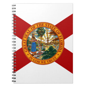 Staatsflagge Florida Notizblock