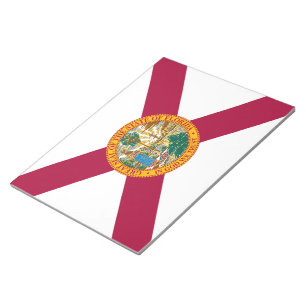 Staatsflagge Florida Notizblock