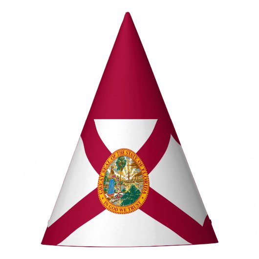 Staatsflagge Florida Partyhütchen (Vorderseite)