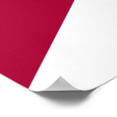 Staatsflagge Florida Poster (Ecke)