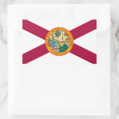 Staatsflagge Florida Rechteckiger Aufkleber (Tasche)
