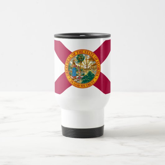 Staatsflagge Florida Reisebecher (Mittel)