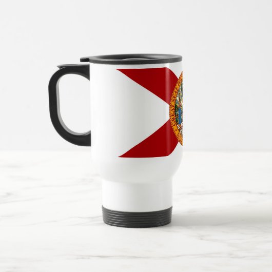 Staatsflagge Florida Reisebecher (Links)