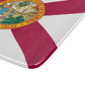 Staatsflagge Florida Schneidebrett (Ecke)