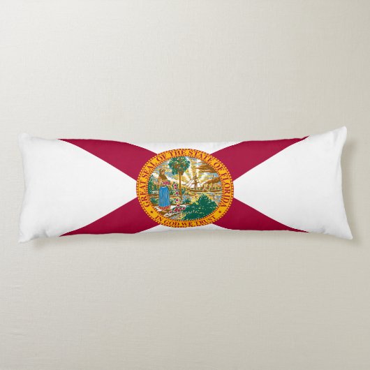 Staatsflagge Florida Seitenschläferkissen (Rückseite)