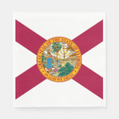 Staatsflagge Florida Serviette (Vorderseite)
