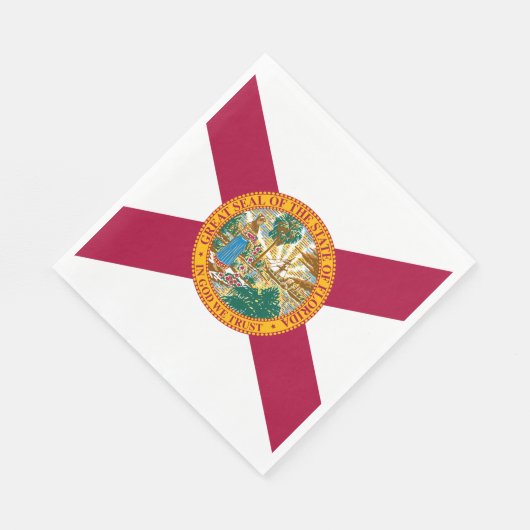 Staatsflagge Florida Serviette (Ecke)