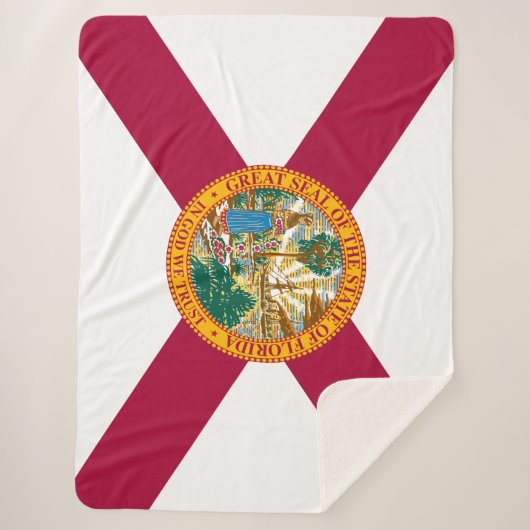 Staatsflagge Florida Sherpadecke (Vorderseite)