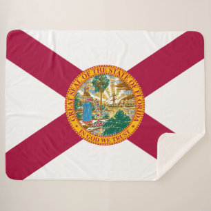 Staatsflagge Florida Sherpadecke