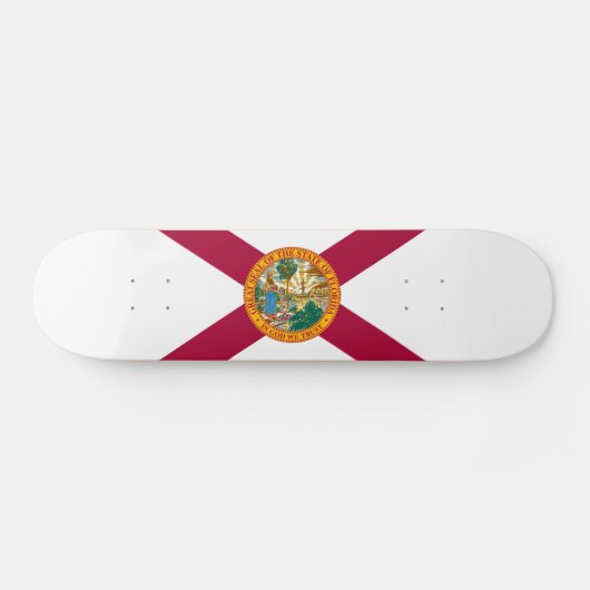 Staatsflagge Florida Skateboard (Horizontal)