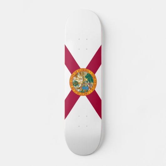 Staatsflagge Florida Skateboard (Vorderseite)
