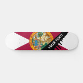 Staatsflagge Florida Skateboard (Horizontal)