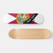 Staatsflagge Florida Skateboard (Horizontal)