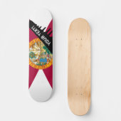 Staatsflagge Florida Skateboard (Vorderseite)