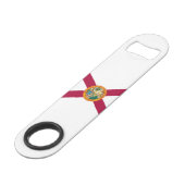 Staatsflagge Florida Speed Flaschenöffner (Vorderseite Schrägansicht)