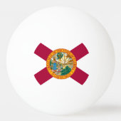 Staatsflagge Florida Tischtennisball (Vorderseite)