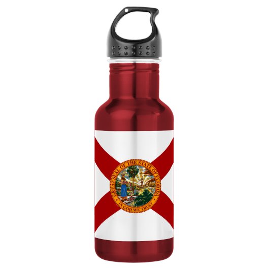 Staatsflagge Florida Trinkflasche (Vorderseite)