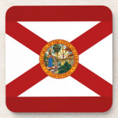 Staatsflagge Florida Untersetzer (Vorderseite)
