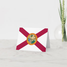 Staatsflagge Floridas Karte