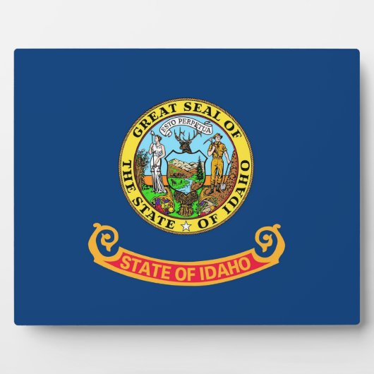 Staatsflagge Fotoplatte (Vorderseite)