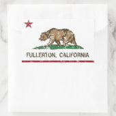 Staatsflagge Fullerton Rechteckiger Aufkleber (Tasche)